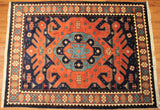 6x8 Hand Knotted Persian Tribal Rug