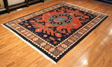 6x8 Hand Knotted Persian Tribal Rug