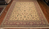 9x11 Hand Knotted Persian Tabriz Area Rug