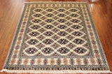 4x6 Hand Knotted Bokhara Area Rug