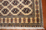 4x6 Hand Knotted Bokhara Area Rug