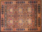 8x10 Hand Knotted Mamluk Area Rug