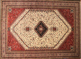 9x12 Hand Knotted Tribal Serapi Area Rug