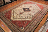 9x12 Hand Knotted Tribal Serapi Area Rug