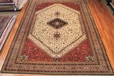 9x12 Hand Knotted Tribal Serapi Area Rug