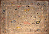 10x14 Hand Knotted Oushak Area Rug