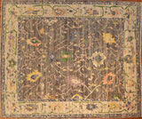 8x10 Hand Knotted Oushak Area Rug