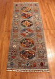 8' Hand Knotted Khorjin Runner