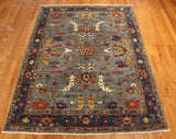 5x7 Hand Knotted Fine Aryana Area Rug