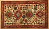 3x5 Hand Knotted Ersari Area Rug