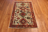 3x5 Hand Knotted Ersari Area Rug