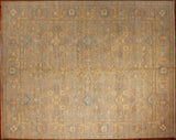 8x10 Hand Knotted Oushak Area Rug