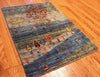 2x3 Hand Knotted Luri Gabbeh Area Rug