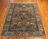 4x6 Hand Knotted Fine Aryana Area Rug