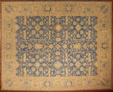 8x10 Hand Knotted Oushak Area Rug