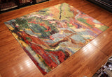 8x10 Hand Knotted Faryab Area Rug