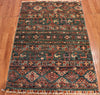 3x4 Hand Knotted Khorjin Area Rug