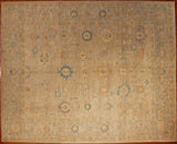 8x10 HAnd Knotted Oushak Area Rug