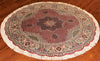 5'Round Hand Knotted Fine Persian Mahi Area Rug