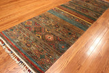 8' Hand Knotted Khorjin Runner