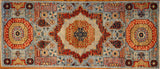 2x5 Hand Knotted Mamluk Runner