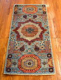 2x5 Hand Knotted Mamluk Runner