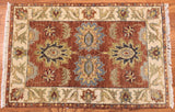 2x3 Hand Knotted Sultan Area Rug