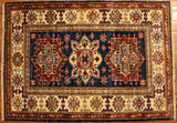 2x3 Hand Knotted Kazak Area Rug