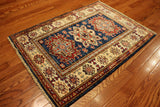 2x3 Hand Knotted Kazak Area Rug