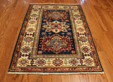 2x3 Hand Knotted Kazak Area Rug