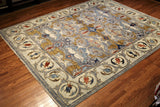 8x10 Hand Knotted Oushak Area Rug