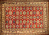 10x13 Hand Knotted Kazak Area Rug