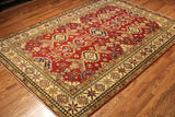 7x10 Hand Knotted Kazak Area Rug