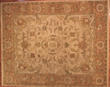 8x10 Hand Knotted Oushak Area Rug