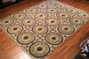 8x10 Hand Knotted Transitional Area Rug