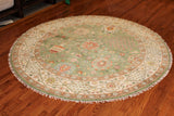 6' Round Hand Knotted Sultan Area Rug