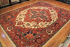 9x12 Hand Knotted Serapi Area Rug