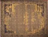 9x12 Hand Knotted Transitional Area Rug