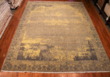 9x12 Hand Knotted Transitional Area Rug