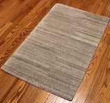 2x3 Hand Knotted Modern Abrash Area Rug