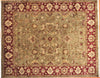 8x10 Hand Knotted Oushak Area Rug