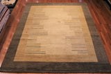 8x10 Hand Knotted Indo-Gabbeh Area Rug