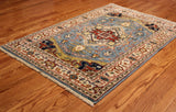 3x5 Hand Knotted Serapi Are Rug