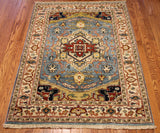 3x5 Hand Knotted Serapi Are Rug