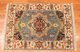 2x3 Hand Knotted Serapi Area Rug