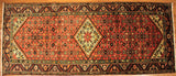 4x10 Hand Knotted Hamadan Palace Runner