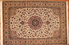 7x10 Hand Knotted Persian Nain Area Rug