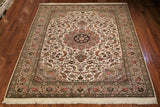 7x10 Hand Knotted Persian Nain Area Rug