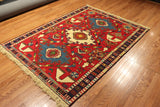 5x7 Hand Knotted Kilim Area Rug