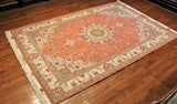 7x10 Hand Knotted Persian Tabriz Area Rug